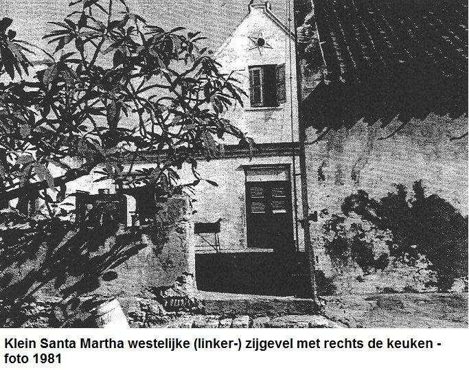 42. Klein Santa Martha westelijke gevel met keuken 1981